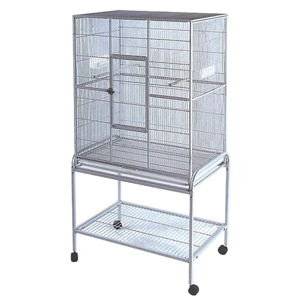 Fuglebur Gd Rival inkl bord med hjul 81x54x157 cm